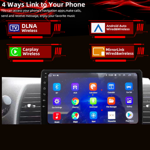 Großes 7 Zoll 9 Zoll 10 Zoll Universal Android Navigationssystem 2G Kabelloses WLAN Rückfahrkamera CarPlay Sprachsteuerung Eingebautes GPS Armaturenbrett - Product Image 3