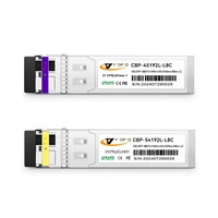YTOPTO 10G SFP+ BIDI POE 80km SMF LC Modul Optik 5G Kompatibel TCP/IP untuk Mikrotik Juniper AI Data Center