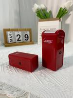 Tampon en caoutchouc carré WES S-2525C tampon auto-encreur personnalisé avec couvercle inférieur