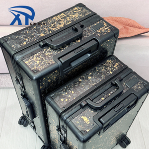<strong>Ultra</strong> <strong>Light</strong> 24'' Gold Forged Carbon Fiber <strong>Suitcase</strong> Carbon Fiber Pattern <strong>Suitcase</strong> - Product Image 4