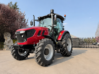 Livraison Gratuite Tracteurs Agricoles 40-200 CV à Moteur Diesel Puissant, Boîte de Vitesses Hydraulique, Tracteurs à Roues pour l'Agriculture