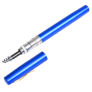 Portable Pocket Telescopic Mini <strong>Fishing</strong> Pole <strong>Pen</strong> Shape Folded <strong>Fishing</strong> <strong>Rod</strong> With Reel Wheel - Product Image 4