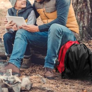 Bolsa con Cordón de Poliéster 420D, Bolsa de Cuerda con Bolsillo de Nailon Oxford, Bolsa de Gimnasio, Mochila de Almacenamiento - Product Image 6