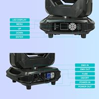 Projecteur à tête mobile Sharpy 380W 18R professionnel, éclairage de scène BSW 3-en-1, DMX512 pour concert, mariage, DJ, discothèque, spectacle