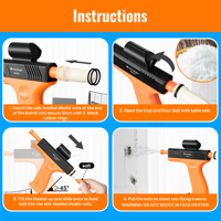 Pistolet à sel anti-insectes pour mouches, araignées, guêpes, souris, avec visée laser infrarouge intégrée, chasseur de mouches au sel, sans piles requises