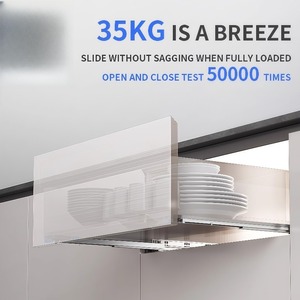 Riel Inferior 3D de <span class=keywords><strong>Cierre</strong></span> <span class=keywords><strong>Suave</strong></span> de Hierro Moderno, Riel Telescópico Oculto para Instalación de Cajones - Product Image 6