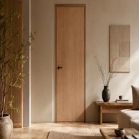 Portes en bois massif au design épuré, portes intérieures modernes en bois pour la décoration de maisons haut de gamme