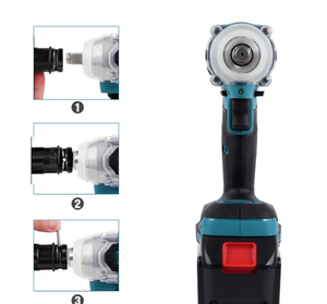 New 350 N.m Brushless Li-ion Wrench Cordless Power Tool Set Professional High Torque Impact 8965 Impact Wrench Factory Direct In - Product Image 1