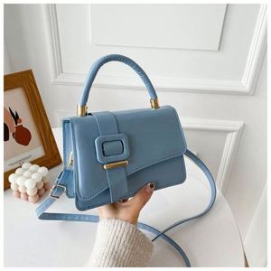 Sac à bandoulière en cuir PU pour femme I-0306, fermeture éclair, écologique, luxe, automne, printemps, été, hiver, couleur bonbon, 1-1,9L - Product Image 1