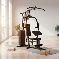 MaiBu Fit MB-7000L Banc de musculation multifonction pour la maison - Construction en acier noir - Entraînement des jambes et des fessiers - Unisexe