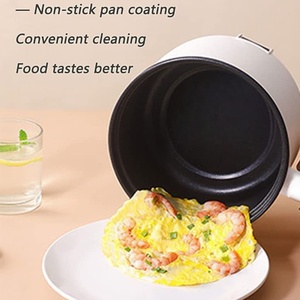 Casserole électrique 1,7 L avec cuiseur vapeur, mini-casserole multifonction portable, pot à nouilles pour la maison - Product Image 2