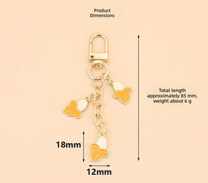 Nuevo Llavero de Frutas Estilo Coreano Inspirado en Instagram, Bonito Colgante de Cereza y Fresa para Bolsos, Accesorio para <span class=keywords><strong>Airpods</strong></span> con Diseño de Corazón de Niña, Ideal para Comercio Transfronterizo - Product Image 2