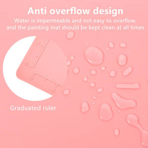 2024 mise à niveau enfants <span class=keywords><strong>dessin</strong></span> <span class=keywords><strong>bord</strong></span> surélevé épais peinture tapis Extra Large Silicone Art tapis Silicone artisanat tapis avec tasse - Product Image 6