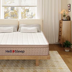 Colchón de Resortes Ensacados de 15 Pulgadas, Tipo King y Queen, Confort de Hotel Cinco Estrellas, Muebles de Dormitorio, Colchón de Espuma Viscoelástica con Gel y Látex - Product Image 2