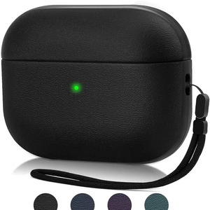 Pour AirPods Pro 3 housse de protection pour écouteurs <span class=keywords><strong>sans</strong></span> <span class=keywords><strong>fil</strong></span> motif en cuir TPU souple pour AirPods 4 Pro2 étui de protection pour écouteurs - Product Image 4