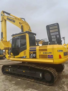 Excavatrice sur chenilles Komatsu de 21 tonnes d'occasion, original, en très bon état, moteur à noyau importé PC210 inclus - Product Image 2