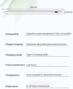 Lápiz Óptico Magnético para Remarkable 2 con Borrador, Lápiz <span class=keywords><strong>Digital</strong></span> de Repuesto para Tablet Remarkable 1 y 2, S Pen Inteligente <span class=keywords><strong>Samsung</strong></span> - Product Image 2