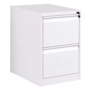 Nhỏ dọc 2 ngăn kéo thép Tủ hồ sơ với chìa khóa lõm xử lý câm trượt tải mạnh mẽ cho bệnh viện - Product Image 5