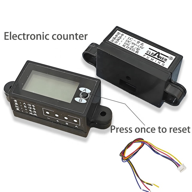 Yinglucky Y-1108 Arcade Resettable 8-Digit Dual Row Display Electronic LCD Plastic English Coin Counter Pinball Parts Vending