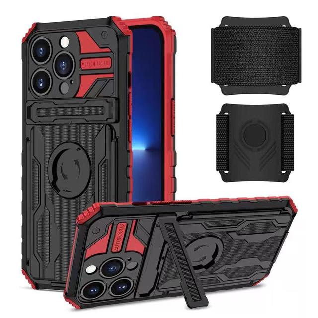 New Arrive  Cool  Mobile Phone Bags  Brand Phone Cases Sport Armband  Hard case for iphone 16 15 13 Pro Max