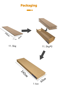 Pannelli Acustici Decorativi Akupanel 2400mm Effetto Legno, Spedizione Diretta per Soggiorno e Camera da Letto, Pannelli Fonoassorbenti - Product Image 4