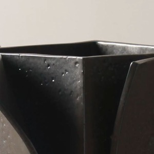 Jarrón de Metal Decorativo de Diseño Artesanal <span class=keywords><strong>para</strong></span> Sala de Estar, Decoraciones de Boda, Festivales, Jarrón de Metal en Forma de <span class=keywords><strong>Cubo</strong></span> - Product Image 4