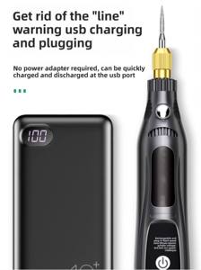 Ahşap oyma çok fonksiyonlu elektrikli kalem el oyma için kullanılır, parlatma, elektronik cihaz tamir, ve daha - Product Image 5