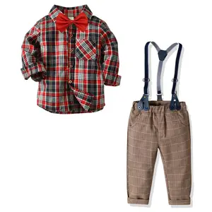 21v156 корейский оптовый дизайн детской одежды Прямая поставка заводская цена 100% хлопок Одежда для маленьких мальчиков