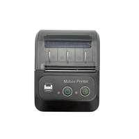 Printer Thermal USB Portabel 58mm untuk Supermarket, Stok Tersedia, Baterai 1500mAh, 203dpi