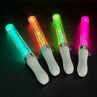 Barras de Luz LED para Discotecas y Conciertos, Varitas de Animación con Control Remoto de 433MHz, Lámina Acrílica de 15 Colores para Fiestas de Cumpleaños