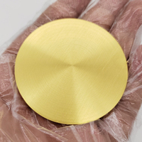 99.99% D'or de pureté de L'ua Cible pour revêtement De Pulvérisation De Magnétron