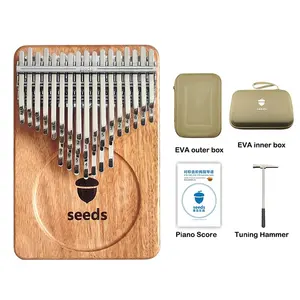 Kalimba 41 Keys C TONE แป้นพิมพ์ไม้ทึบมืออาชีพของขวัญเครื่องดนตรีพร้อมเคส