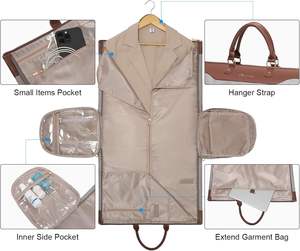 Free Sample 2 in 1 Hanging Carry on Garment Suitcase <b>Suit</b> Duffel Travel Convertible Garment <b>Bag</b> with Shoulder Strap <b>for</b> Men - Product Image 5