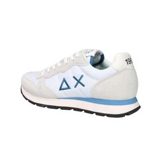 Baskets Sun68 Uomo Z36101 Beige Blanc Bleu clair Talon de 3 cm Chaussures de marche - Product Image 5