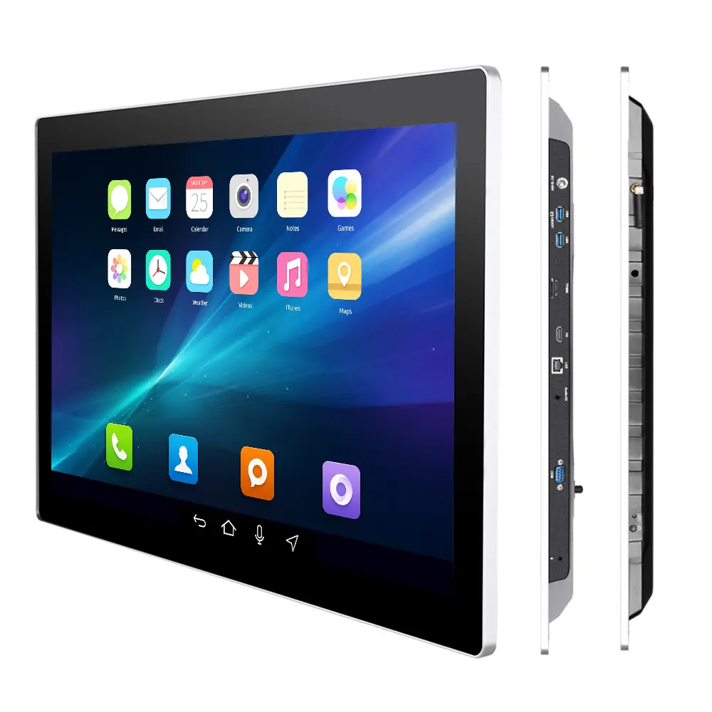 Custom Ip65 Waterproof Embedded Wall Mount Embedded All In One Pc Computer Inch Industrial Capacitive Touch Screen Panel Pc