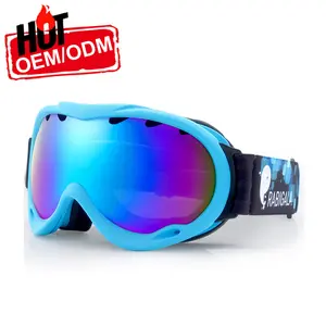 공장 UV400 스노우 보드 스포츠 안경 눈 실명 방지 구형 이중 렌즈 스키 고글 야외 스키 등산