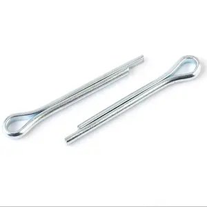 Split Cotter Pin Clips Fixadores DIN94 Zincado Galvanizado Split Open Pin DIN 94 Para Conexão