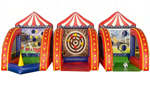 Коммерческий надувной аттракцион 3-в-1: новые интерактивные игры для детей, 3 различных надувных аттракциона для продажи - Product Image 5