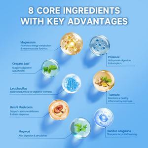 OEM ODM Candida Temizleyici - Bağırsak ve Kolon Desteği (60 Kapsül) - Erkekler ve Kadınlar için - Bağırsak Detoksu için Doğal Bitkiler - Product Image 3