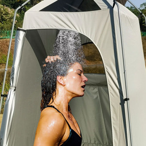 Tienda de ducha portátil al aire libre, vestuario, <span class=keywords><strong>Camping</strong></span>, playa, inodoro, Glamping <span class=keywords><strong>Vanlife</strong></span>, gran oferta - Product Image 3