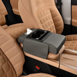 Meilleures ventes Nouveau coussin de rehausseur universel pour console centrale de voiture style China-Chic avec rangement, chargement USB, porte-gobelet et accoudoir - Product Image 4