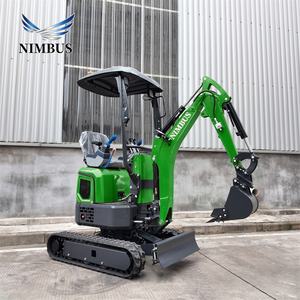 Mini-excavatrice NIMBUS à livraison rapide, avec bras oscillant monté sur le dessus, conduite confortable, pour travaux routiers - Product Image 2