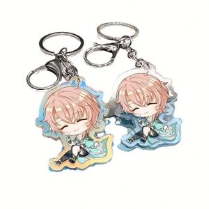 Custom Lightweight UV Printing 3D Acrylic Cartoon <b>Anime</b> Waterproof Carabiner <b>Keychain</b> Mountain Buckle Design - Product Image 5