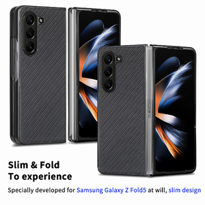 Étuis de téléphone en fibre de carbone pour Samsung flip <span class=keywords><strong>z</strong></span> <span class=keywords><strong>fold</strong></span> 5/4/<span class=keywords><strong>3</strong></span>/2, étui en fibre d'<span class=keywords><strong>aramide</strong></span> super léger et mince pour <span class=keywords><strong>Z</strong></span> <span class=keywords><strong>fold</strong></span> 5 - Product Image 3
