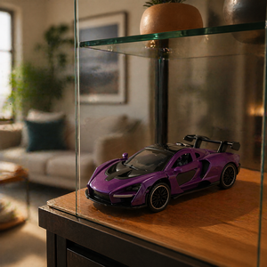 Wholesale 1/32 Scale Diecast Senna Alloy Supercar Model Scissor Doors Pull-Back <strong>Toy</strong> with Sound &amp; Light Lithium Battery - Product Image 2