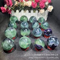 Esfera de Cristal de Fluorita Natural Letsun, Bola de Cristal Pulida, Decoración Feng Shui, Venta al por Mayor, Jiangsu, Colores Mezclados