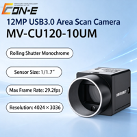 Kamera Pemindai Area USB 3.0 MV-CH120-10UM/UC 12MP Sony IMX304 1.1 Inch CMOS 30.5 FPS untuk Inspeksi AOI