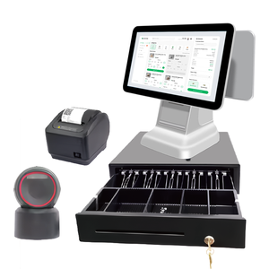 <b>White</b> 15.6inch Retail Terminal Cash Register Touch Q6 15.6inch Retail Billing <b>Printer</b> - Product Image 2