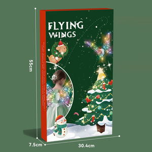 Ha portato la bambina elfo posteriore decorazione elettrica luminosa ali di farfalla Halloween festa di natale novità in plastica gioco oggetti di scena - Product Image 3