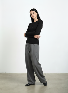 Camisetas Henley Estampadas Transpirables de Manga Larga con Cuello Redondo, Cómodas y Personalizadas, de Algodón, Otoño Invierno 2025, Gran Venta - Product Image 4